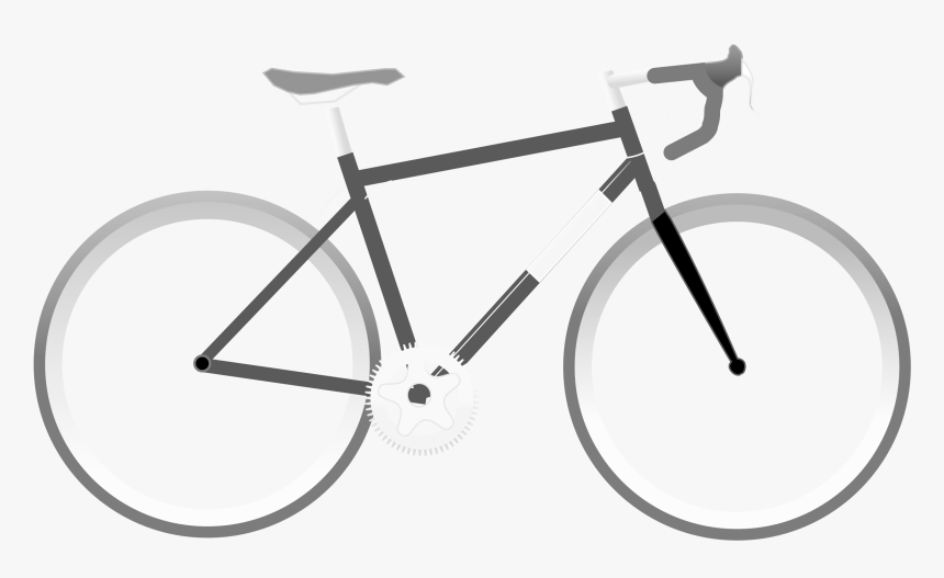 Clipart Bike Big Bike - Bicycle Free Clipart, HD Png Download