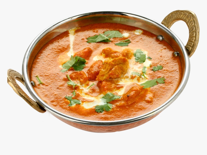 Butter Chicken White Background, HD Png Download