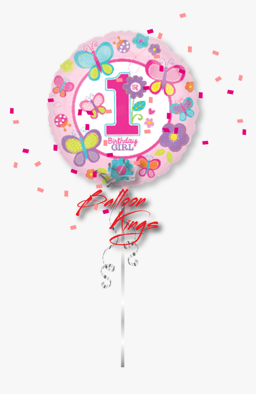 1st Birthday Sweet Girl - Balloons For 1st Birthday, HD Png Download