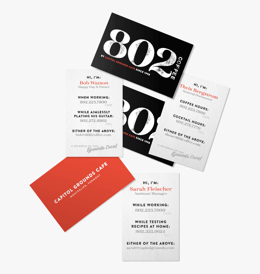Package Design 802coffee Business Card Design 1, HD Png Download