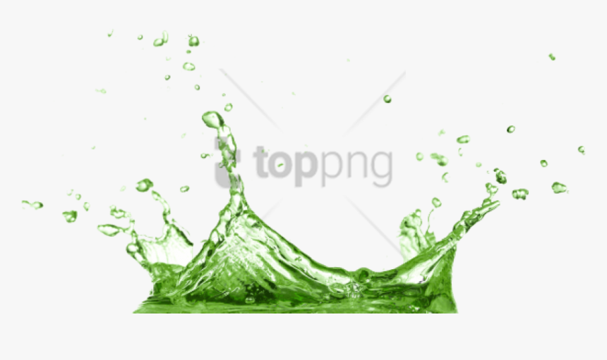 Free Png Download Green Water Splash Png Png Images - Transparent Background Water Splash Png, Png Download