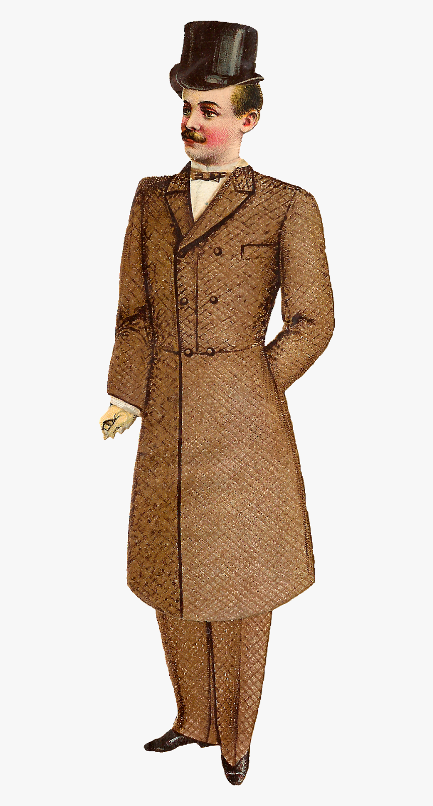 Victorian Gentleman Clip Art Transparent Backgrounds, HD Png Download