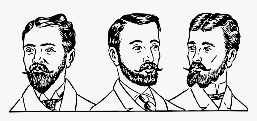 Beard Fashion 19th Century, HD Png Download