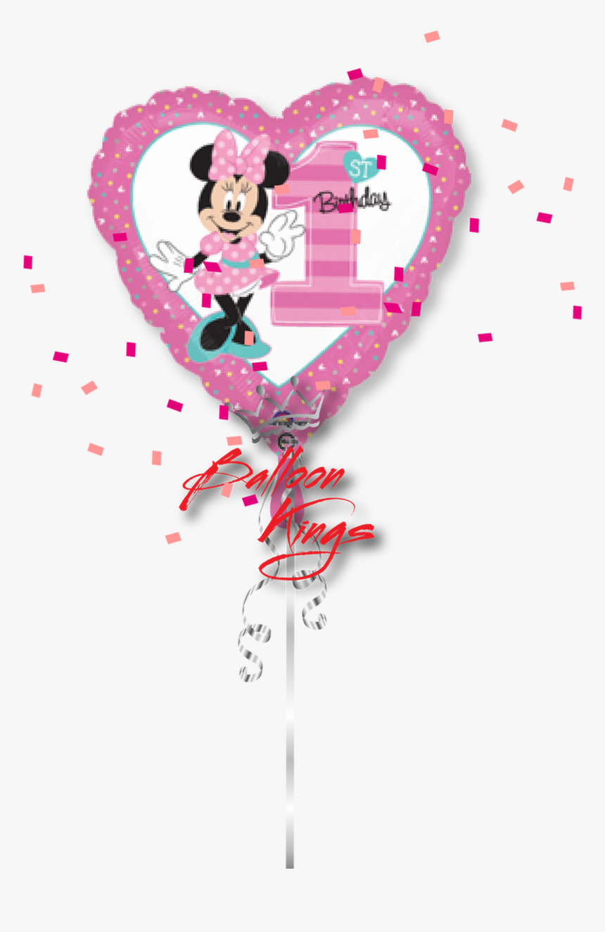 Transparent Minnie Mouse Birthday Png - Happy 1 St Birthday Girl, Png Download