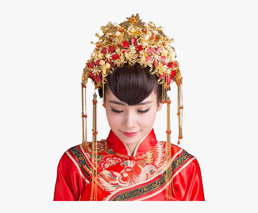 Chinese Hakka Wedding Headdress, HD Png Download