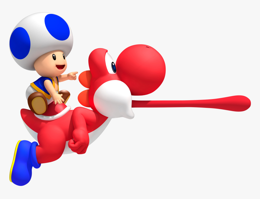 New Super Mario Bros Wii Red Yoshi, HD Png Download