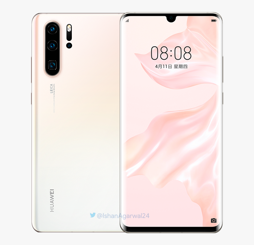 Huawei P30 Pearl White, HD Png Download