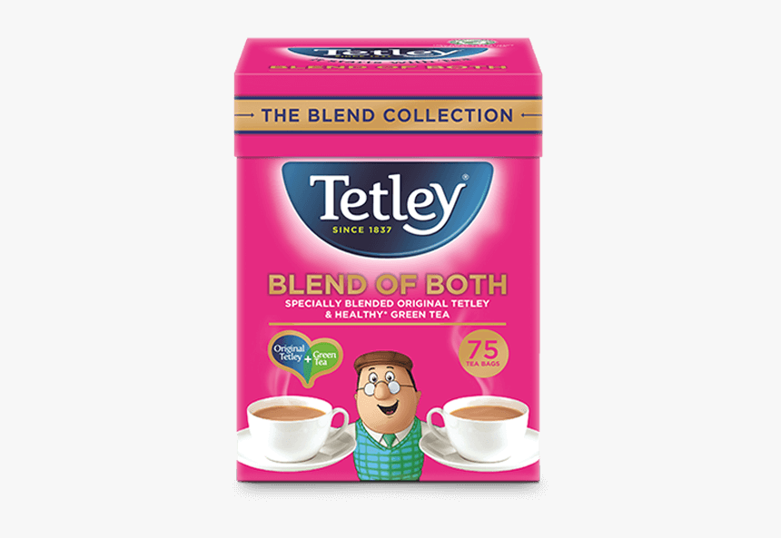 Tetley Blend Of Both Green And Original Tea - Tetley Extra Strong Tea Bags, HD Png Download