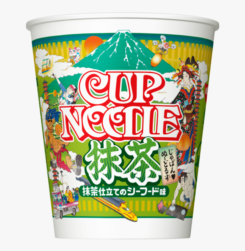 Nissin Cup Noodle Green Tea Seafood - 日 清 抹茶 泡 麵, HD Png Download