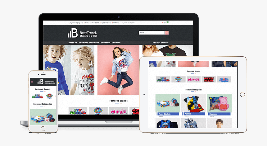 Create Professional Ecommerce Websites Design For Small - Ecommerce Website, HD Png Download