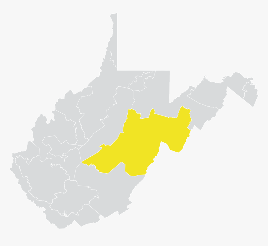 Map Of West Virginia, HD Png Download