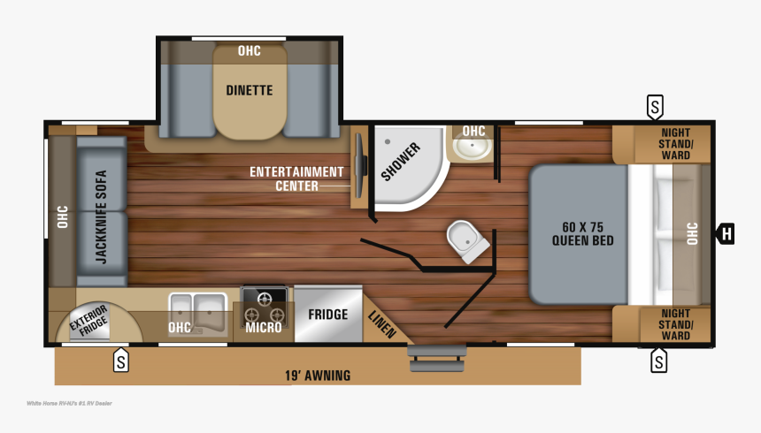 2018 Jayco 23rl Jay Feather, HD Png Download