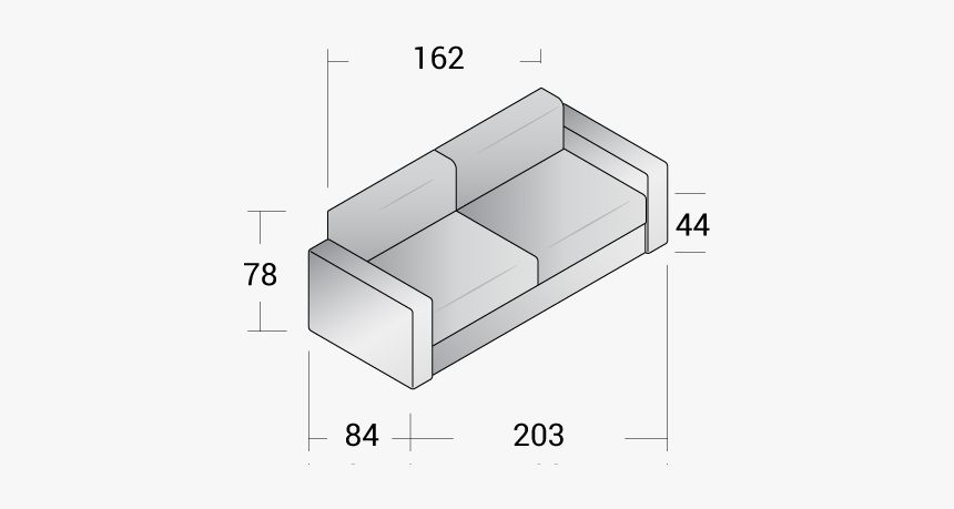 Studio Couch, HD Png Download