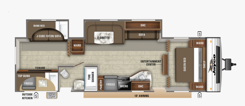 2018 Jayco Jay Flight 28bhbe, HD Png Download