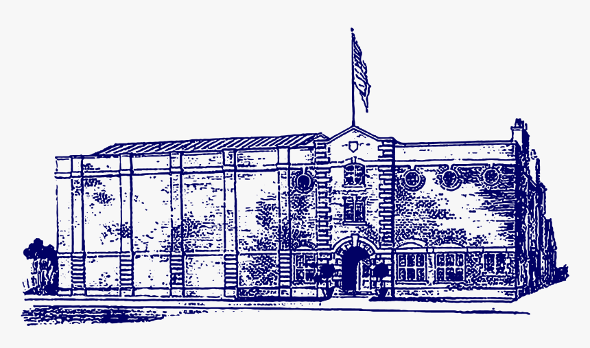 Drcc Blue Building - Illustration, HD Png Download