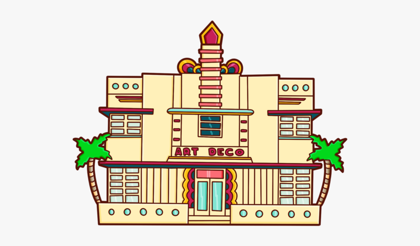 Art Deco Building, HD Png Download