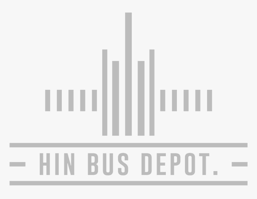 Hin Bus Depot Portrait Logo 50% Grey 01, HD Png Download