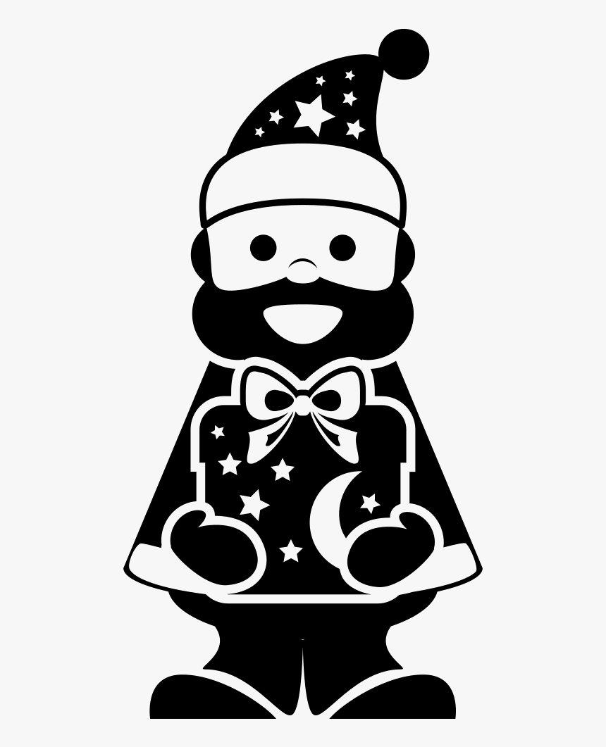 Christmas Santa - Silueta Santa Claus Png, Transparent Png
