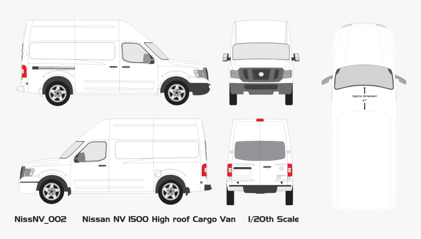 Jeep Templates - Compact Van, HD Png Download