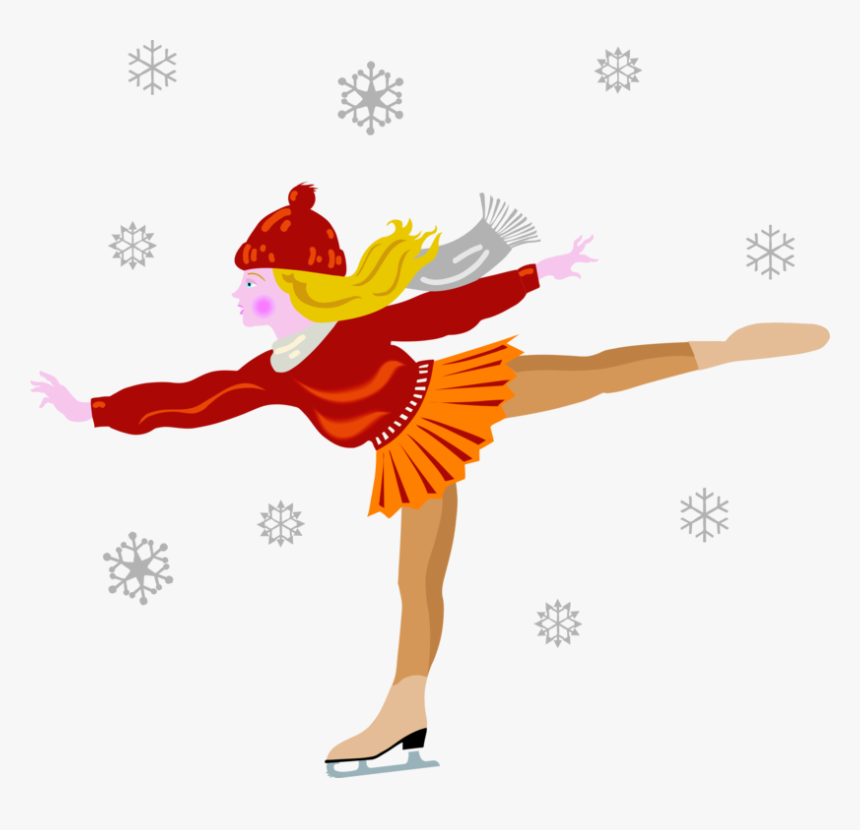 Art,fictional Character,joint - Ice Skating Clip Art, HD Png Download