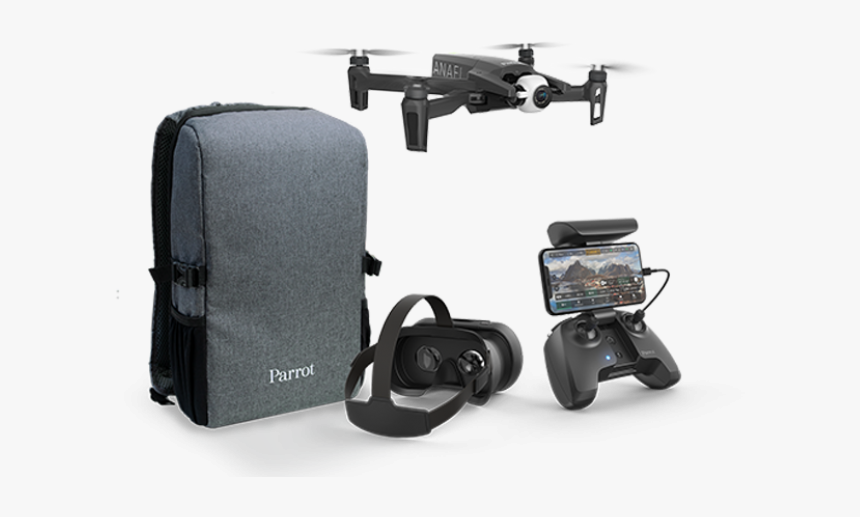 Parrot Anafi Fpv Drone - Parrot Anafi Fpv Goggles, HD Png Download