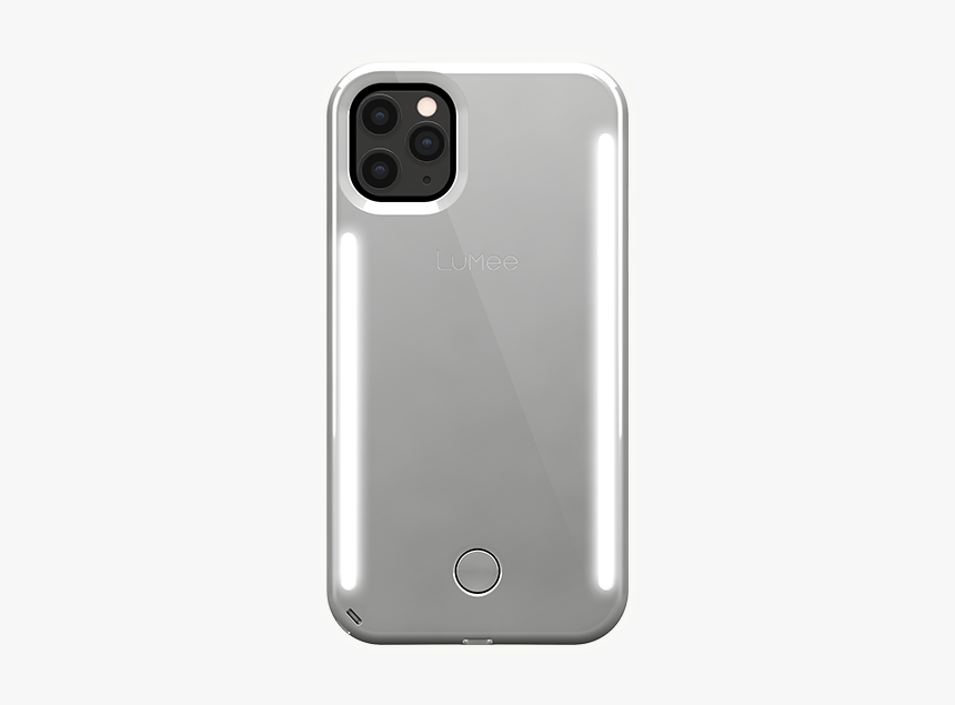 Lumee Duo Silver Mirror Iphone 11 Pro Max Phone Case, HD Png Download