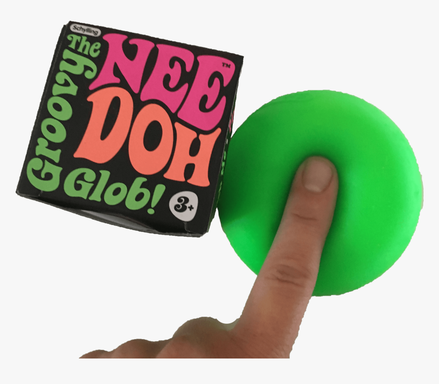 Nee Doh Groovy Glob Glow In The Dark - Games, HD Png Download