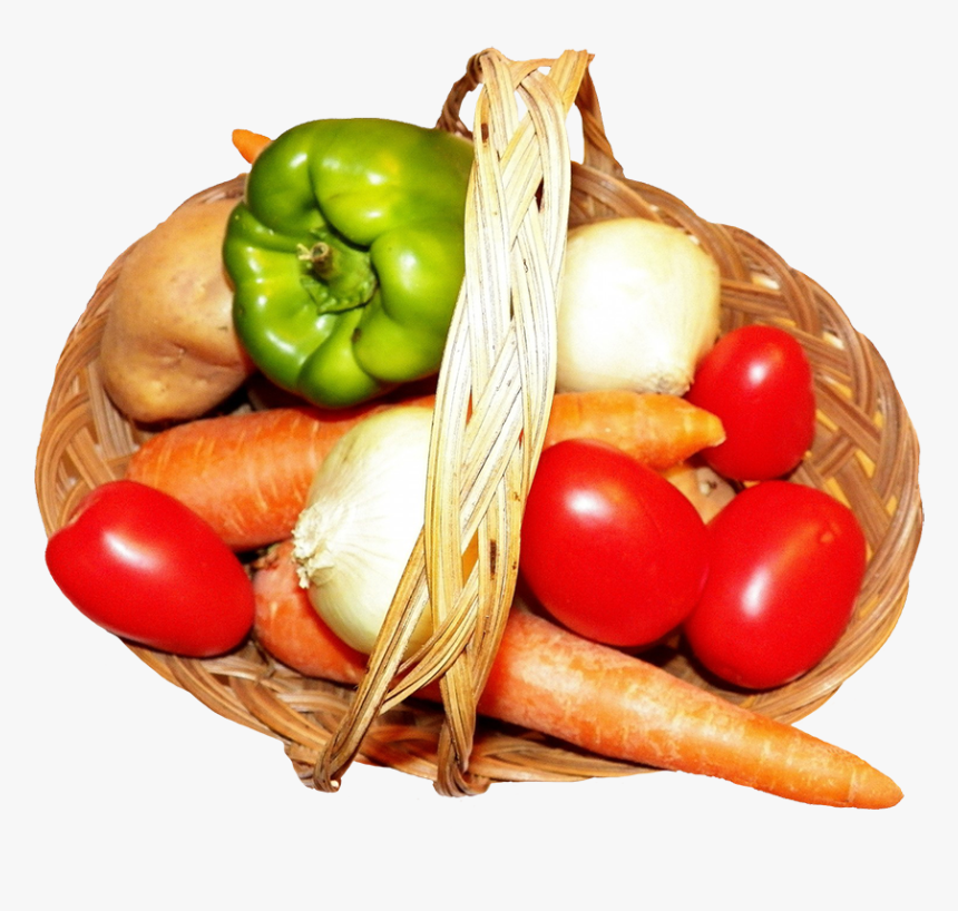 Vegetables In A Basket, HD Png Download