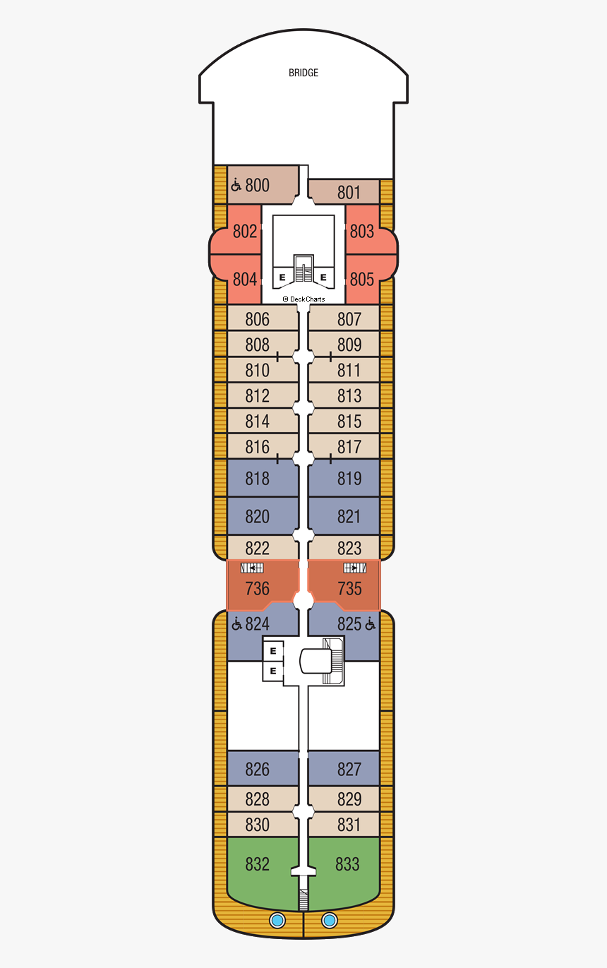 Deck - Seabourn Venture Deck Plan, HD Png Download