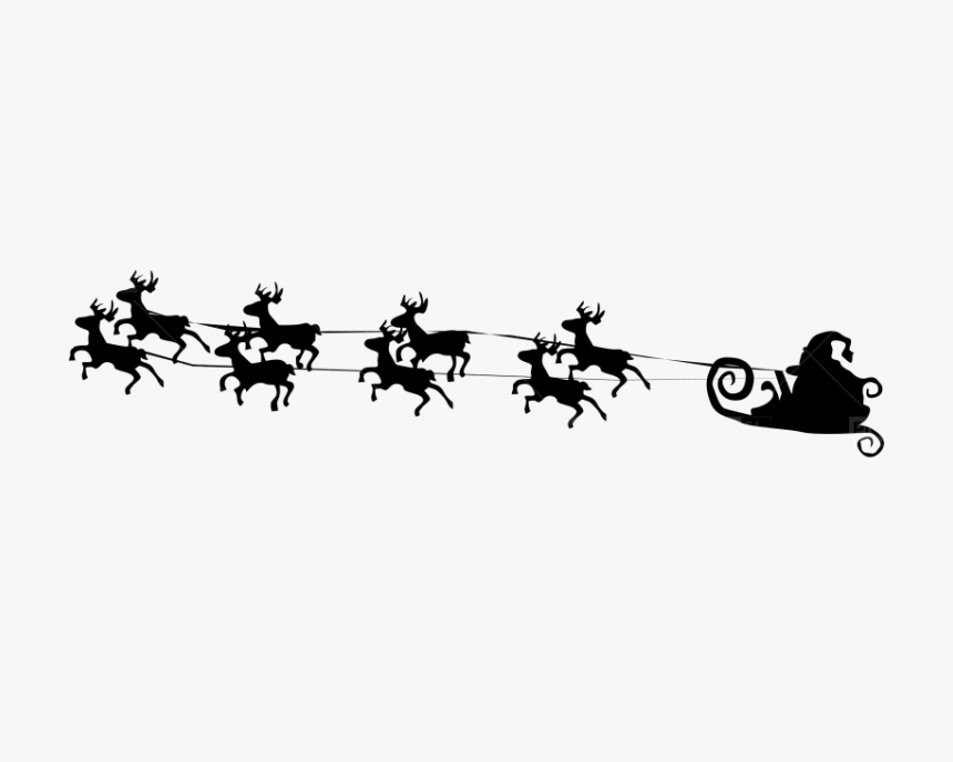 Santa Claus Flying Png, Transparent Png