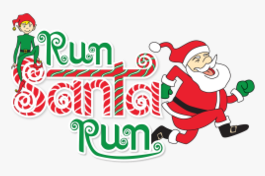 Run Santa Run 5k - Run Santa Run, HD Png Download