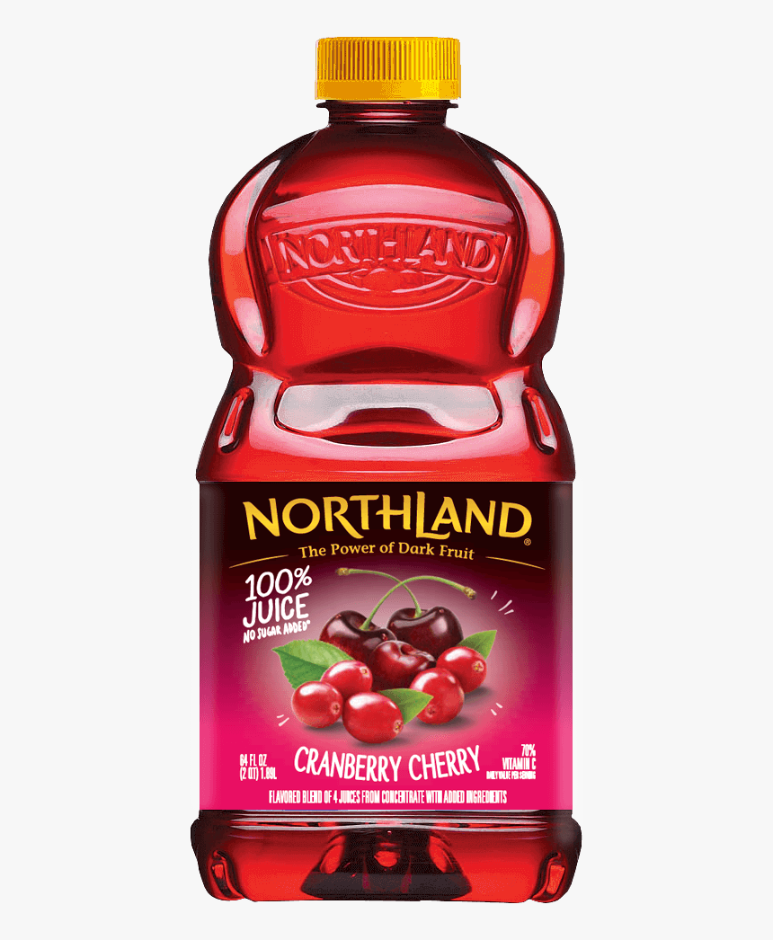 Cranberry Cherry - Northland Cranberry Pomegranate Juice, HD Png Download