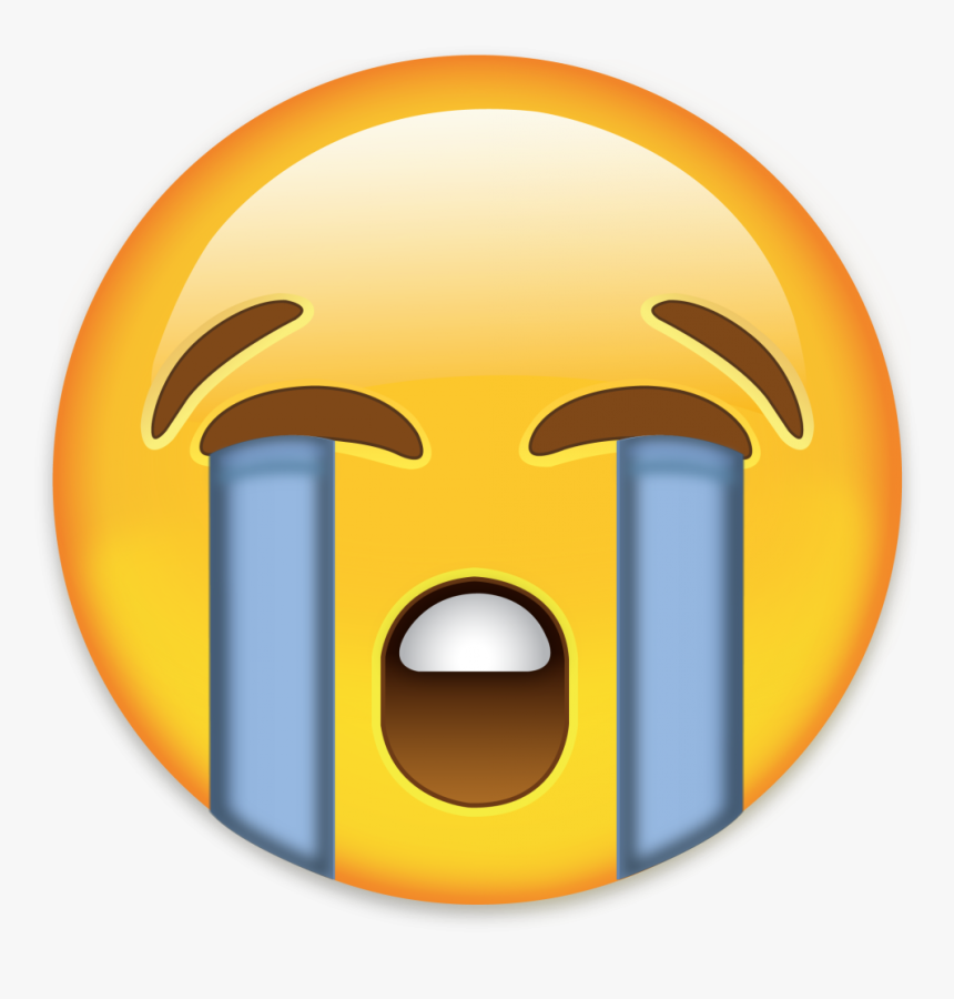 Crying Emoji Png Download - Crying Face Emoji Png, Transparent Png