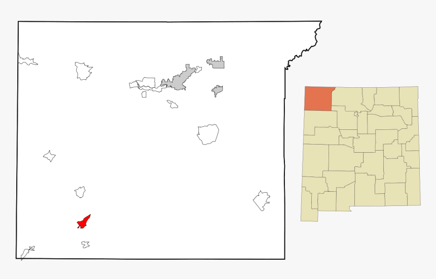 Shiprock New Mexico Map, HD Png Download