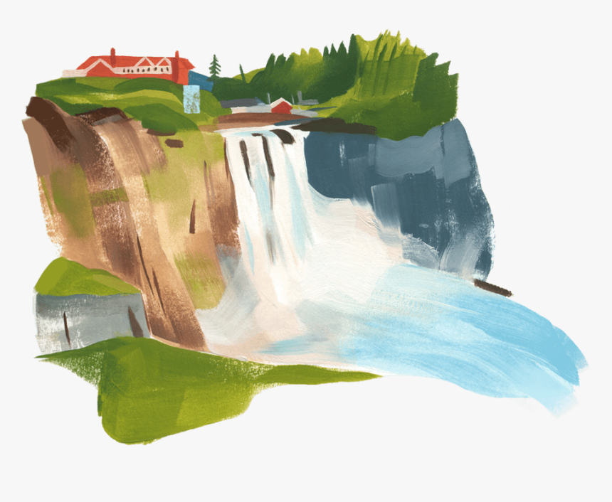 Snoqualmie Falls Clipart, HD Png Download