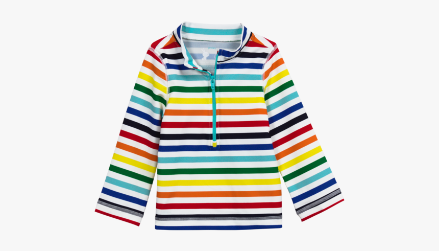 Rainbow Stripe Long Sleeve Shirt, HD Png Download