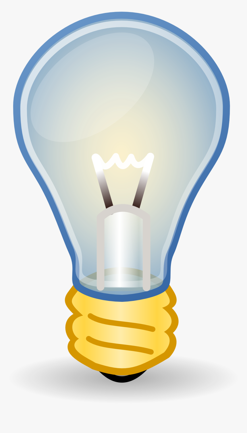 Light Bulb Download Png Image - Incandescent Bulb Clipart Transparent, Png Download