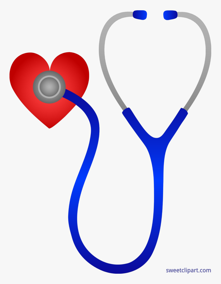 Doctors Stethoscope With Heart Medical Nurse Clip Art, HD Png