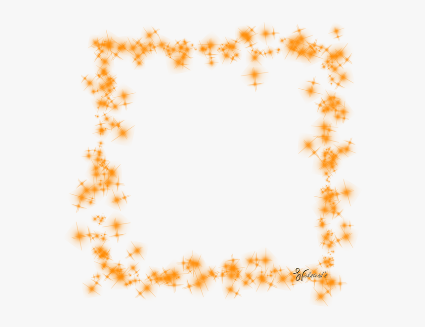 Orange Frame Hd Mart - Happy New Year Border, HD Png Download