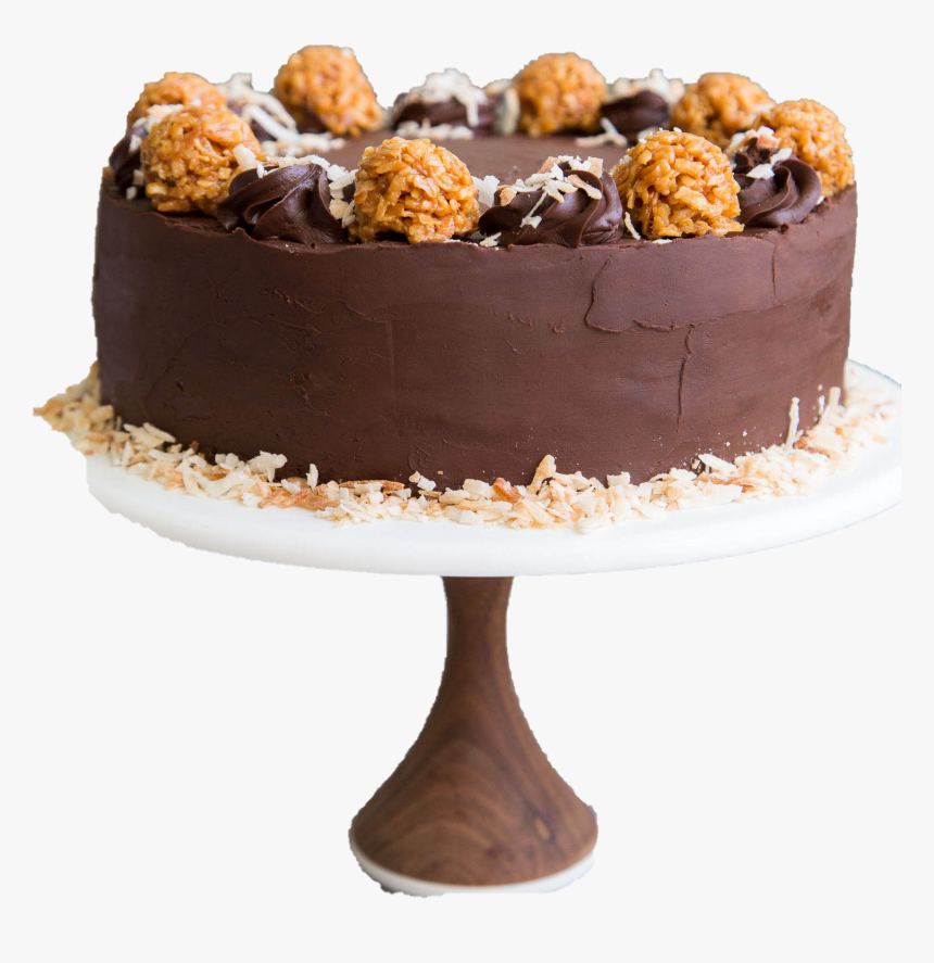 Caramel Nutty Chocolate Cake Png - Chocolate Cake, Transparent Png