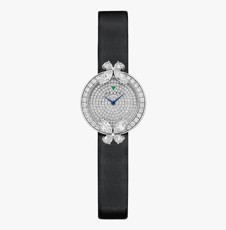 A Graff Butterfly Ii Diamond Ladies Dress Watch With - 鑽石 錶, HD Png Download