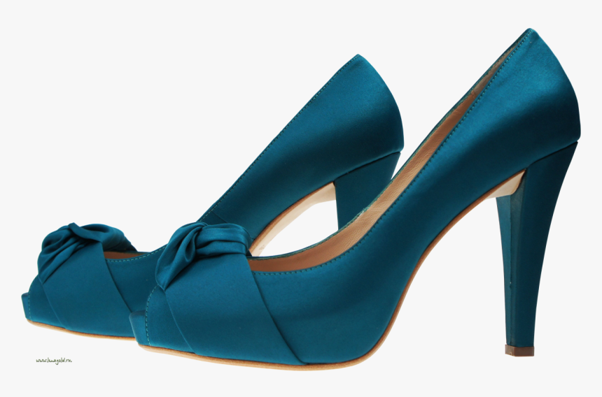 Blue Women Shoe Png Image - Transparent Ladies Shoes Png, Png Download