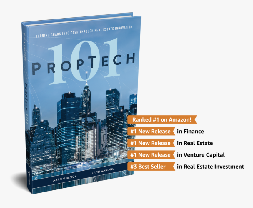 Proptech101 Front Cover With Amazon Seals-01 - Proptech 101, HD Png Download