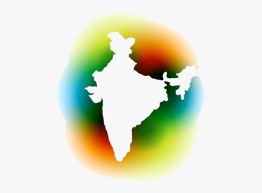 India Map Png Clipart - Map Of India Poster, Transparent Png