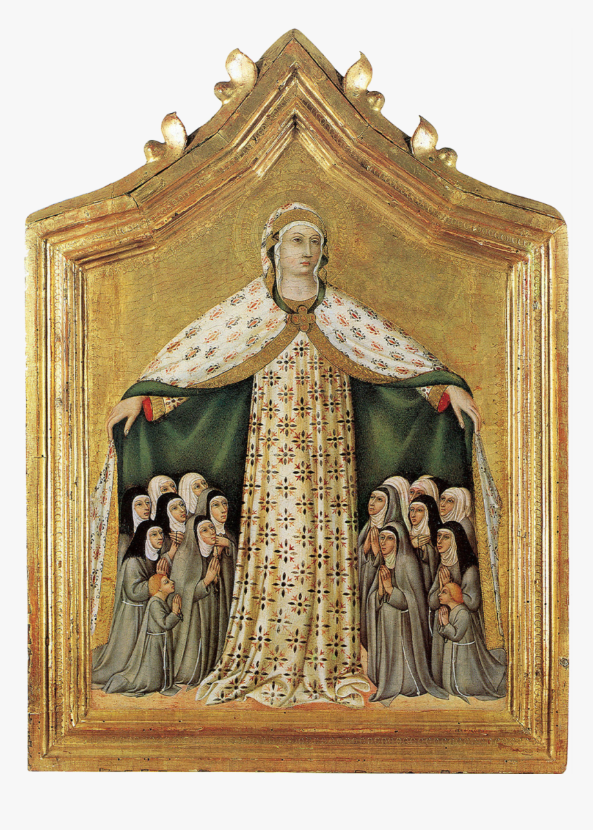 Protection Under The Mantle Of The Blessed Virgin - Sano Di Pietro, HD Png Download