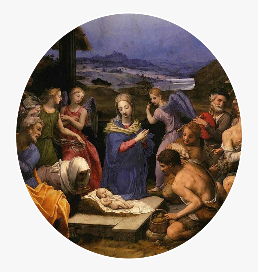 Bronzino Agnolo Nativity, HD Png Download