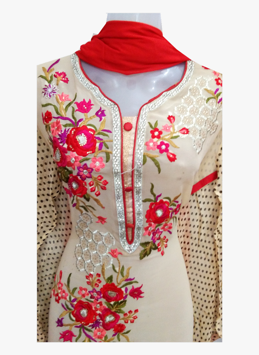Party Wear Fancy Dress Dress Material, HD Png Download