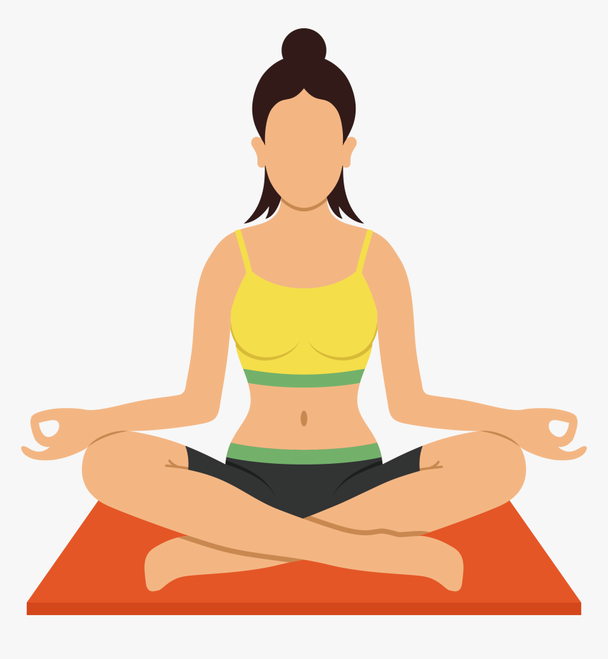 Clipart Hand Yoga - Yoga Instructor Clipart, HD Png Download