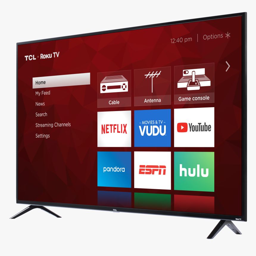 49 Inch Tcl Smart Tv, HD Png Download