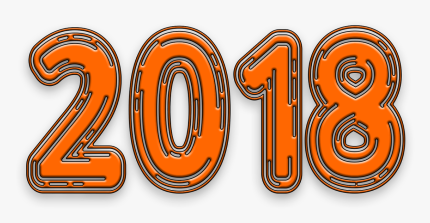 Happy New Year 2018 Hd Free Download Greetings - Circle, HD Png Download